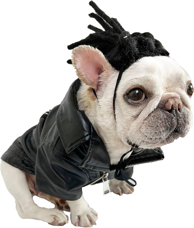 pet k9 Funny Dog Cosplay Wig, Headwear Apparel Toy,Pet Costumes, Cat Dress up for Halloween, Christmas, Parties, Festivals, Dog Wigs
