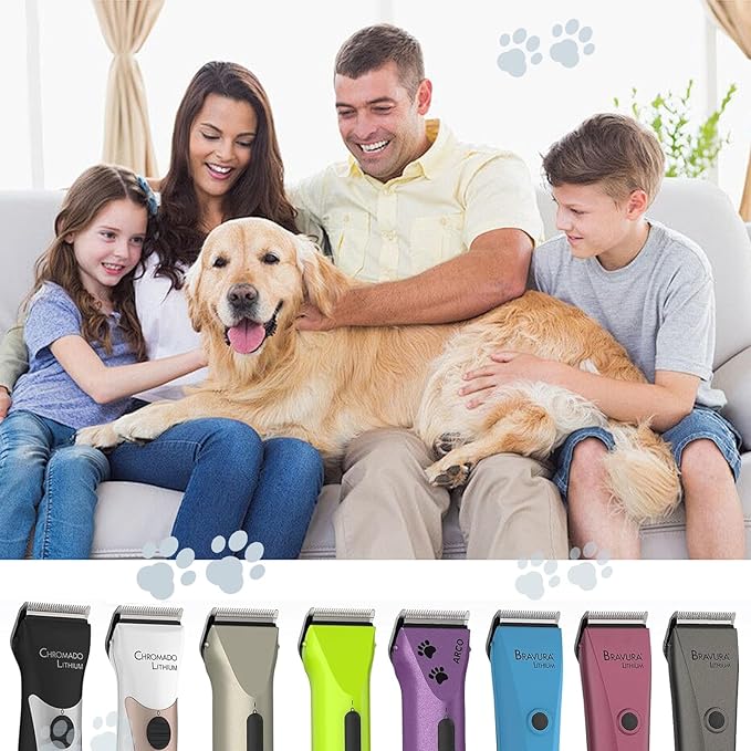 5 in 1 Fine Replacement Blades Compatible with Wahl Bravura Clipper Chromado,Creativa,Figura Dog Clippers for Dogs Grooming (for Larger Animals)