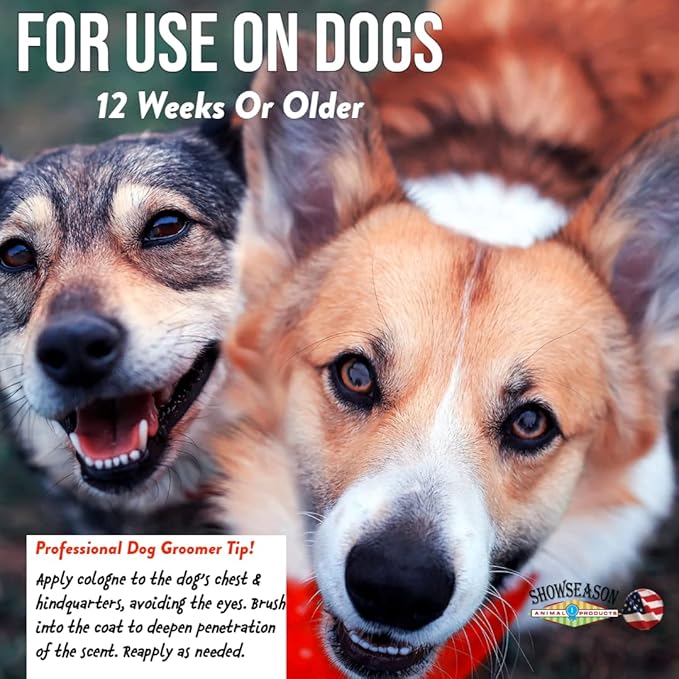 Bath & Brush Therapies® Pet Cologne Cinnamon Nice For Dogs 12.5 oz | Long-Lasting Odor Eliminator | Paraben-Free | Biodegradable & Non-Toxic | Made in USA