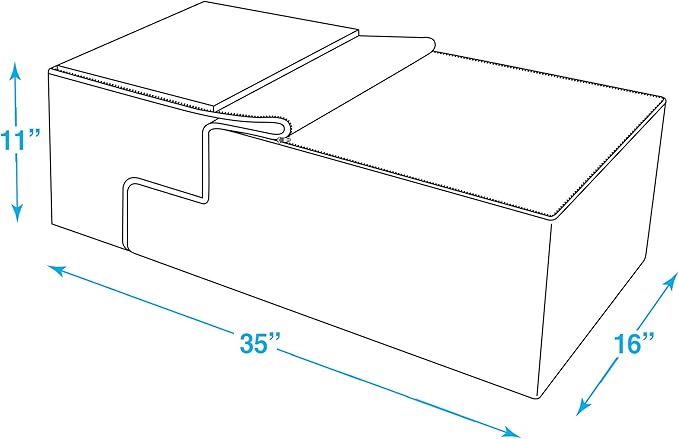 Best Pet Supplies Portable Foldable Foam Pet Stairs/Steps for Couch, Sofa, and High Bed, Non-Slip Bottom Balanced Paw Safe - Pale Teal, Foldable 4-Step (H: 22")