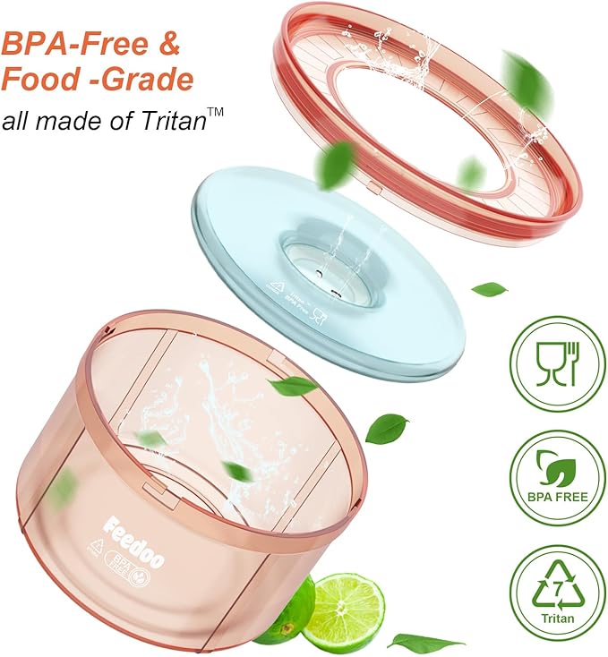1Gallon/128oz Dog Water Bowl No Spill, Tritan BPA Free Spill Proof & No Splash Dog Water Bowl for Messy Drinkers, Slow Drinking Water Bowl for Large Dogs, Anti-Digging Paws【Living Coral】
