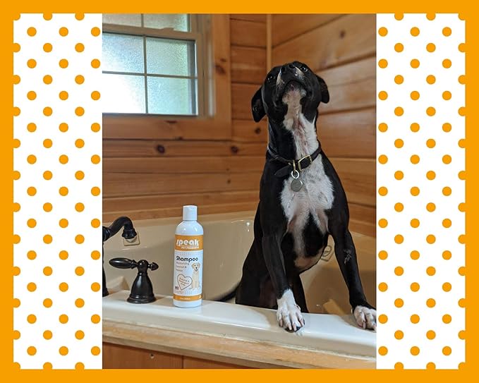 Natural Moisturizing Coconut Papaya Dog Shampoo with Pump, 17oz