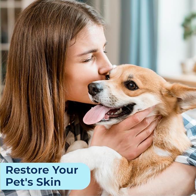 Replenish Aloe and Oatmeal Dog Shampoo -โฏHypoallergenic Pet ShampooโฏforโฏAllergies & Sensitive Skin, Medicated Dog Shampoo for Itching Relief &โฏOatmeal Bath for Dogs Dry Flaky Skin Treatment โ 12 Oz