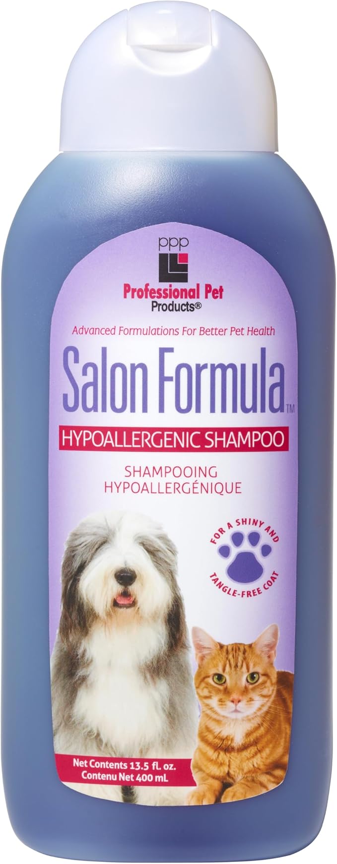 PPP Salon Formula - Hypoallergenic Shampoo for Dogs - Nourishing & Rejuvenating Hypoallergenic Shampoo for Dog Coat & Fur - 13.5 fl oz.