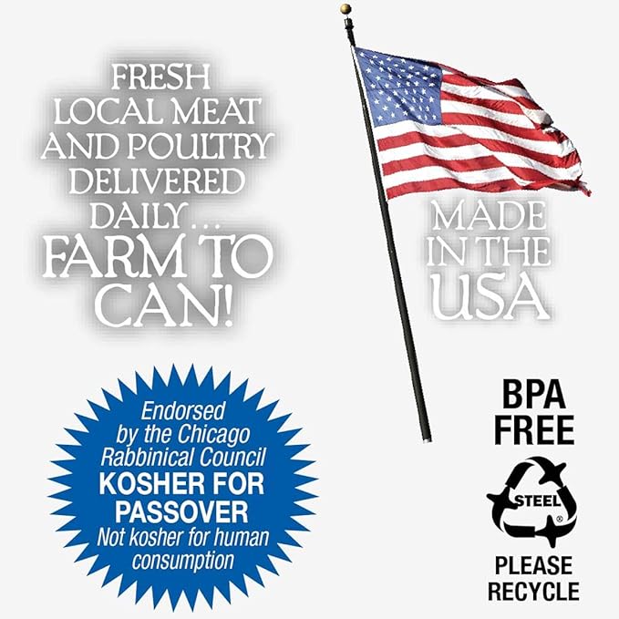 Against the Grain Hand Pulled Beef Canned Dog Food - 12, 12 oz Cans