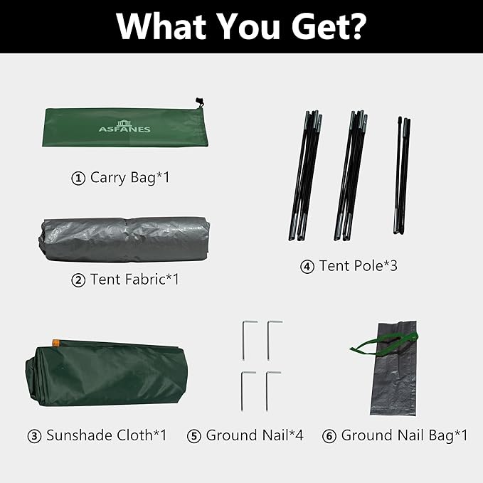 Outdoor Waterproof Pet Camping Tent, Cave Bed for Indoor Cats and Small Dogs, Portable Cat House Dog House, 29.5x29.5x18.9'', Green, M.