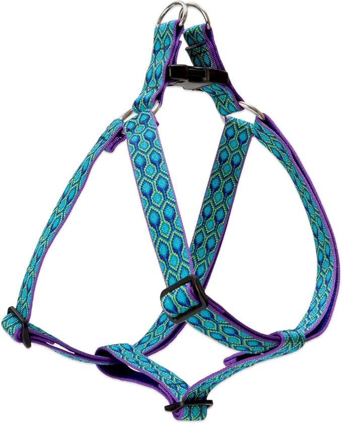 LupinePet Originals 1" Rain Song 24-38" Step In Harness for Large Dogs