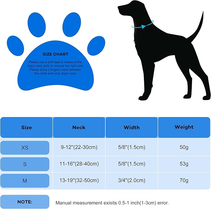 Blue Boy Dog Collar with Bow, Bling Male Bowtie Dog Collar for Puppy Small Medium Dogs, Cute Dog Collar for Daily Walking or Holiday Party (Neck fit 11-16’’)