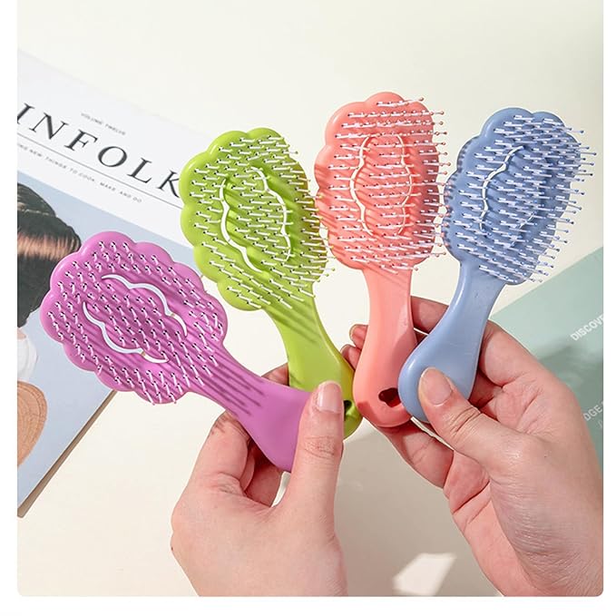 Cloud Shape Small Dog Grooming Brush - Ideal Puppy Hair Brushes for Maltese and Small Breeds- Perfect for Shih Tzus, Yorkies, and Maltipoos - (Blue)