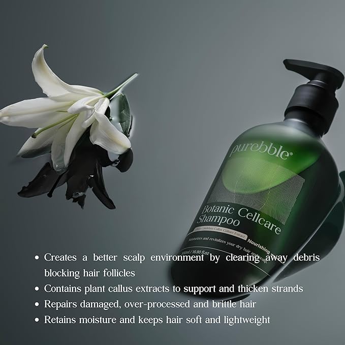 Nourishing Botanic Cellcare Shampoo 500ml, 16.90 fl oz | Sulfate-Free, Paraben-Free and Color-Safe | pH Balancing