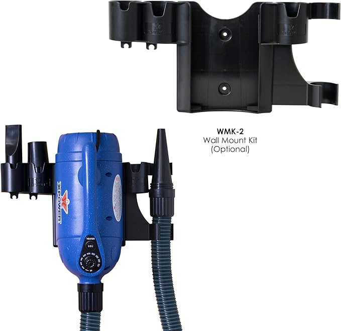 XPOWER B-24 Professional Pet Grooming Force Dryer with Powerful and Quiet Motor, Variable Speed and Extra Heat, Versatile For All Coats and Breeds