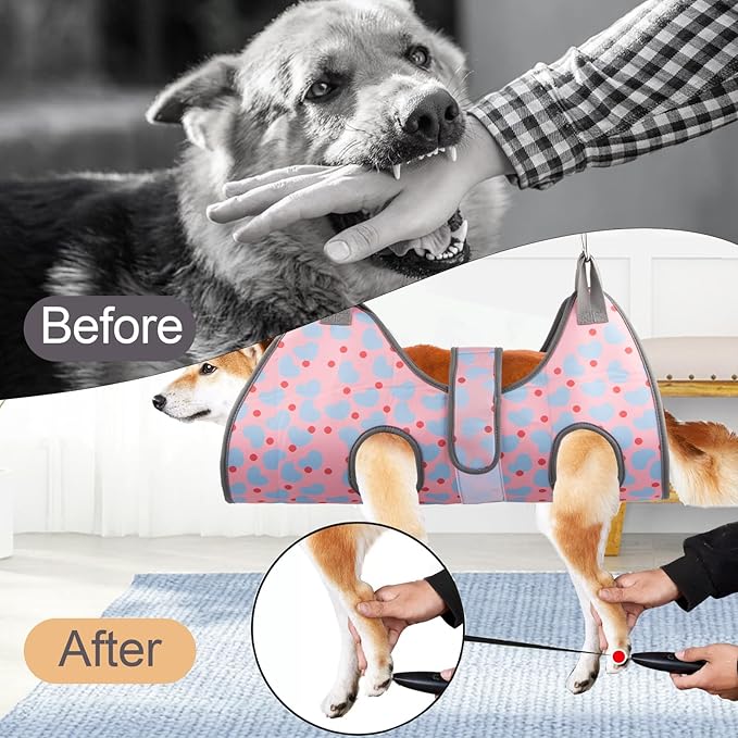 Dog Grooming Hammock for Medium/Large Dogs with Nail Clippers/Nail Trimmers, Dog Grooming Harness for Nail Trimming, Pet Grooming Sling Helper