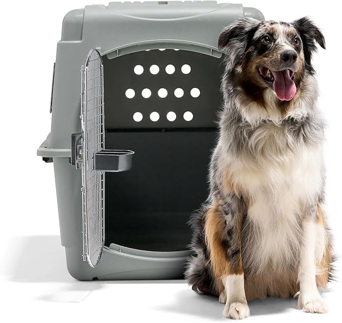 Petmate Sky Kennel - For Air and Travel, Airline Approved Dog Crate for Pets 50-70 lbs, Heavy Duty Dog Kennel, Made in the USA- 36 Inches