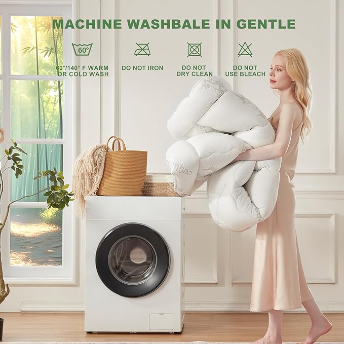 BEDLORE King Mattress Topper Viscose Derived from Bamboo, Thick Pillow Top Mattress Pad with Stretchable Pockets for 6-18 inches Mattress, Soft Breathable Mattress Topper for Back Pain Relief