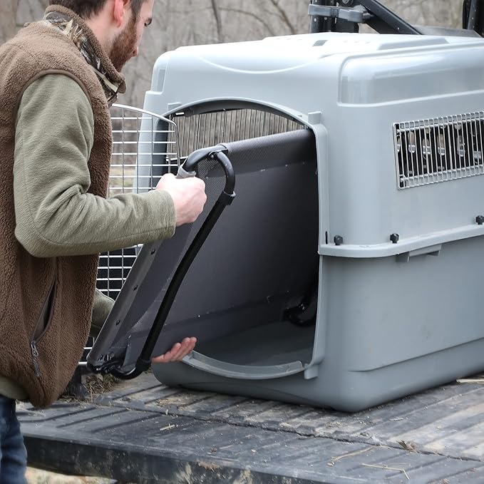 Momarsh Low Profile Dog Cot for Kennels, Crates, Boats & Layout Binds | Comfortable Low Profile Platform & Frame Fits in Most Medium Kennels