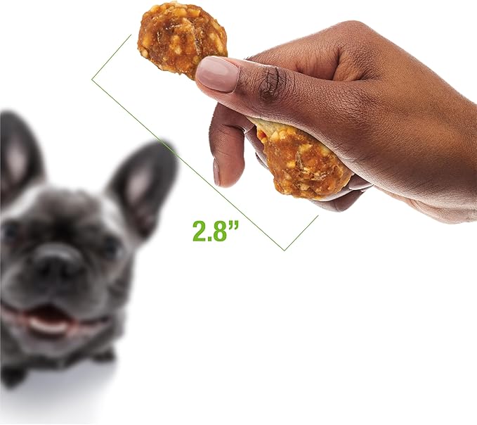 Good 'n' Fun FrankenBones with Chicken, 2 Ounce, Chews with Rawhide for Small Dogs