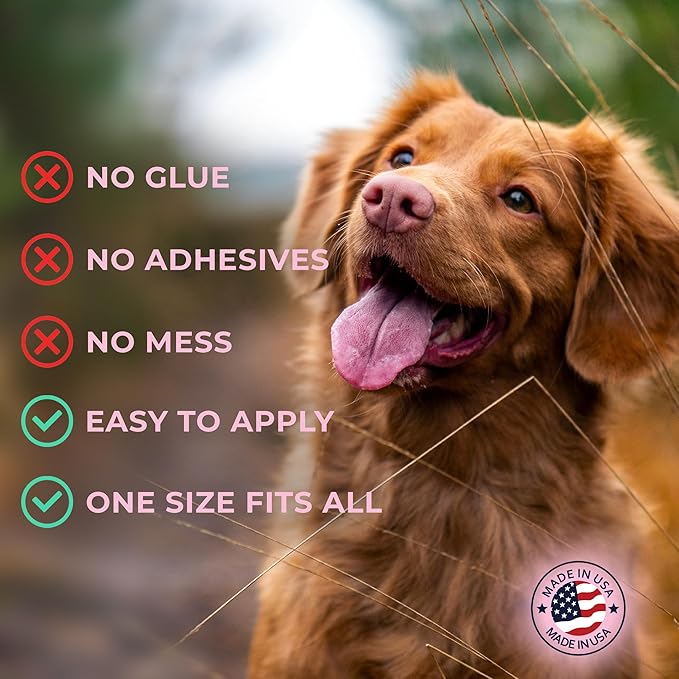 Mag's Paw Grips - Toe Grips for Senior Dogs - Anti-Slip Traction on Hardwood Floors - Nail Wraps for Large Dogs (Over 100lbs)