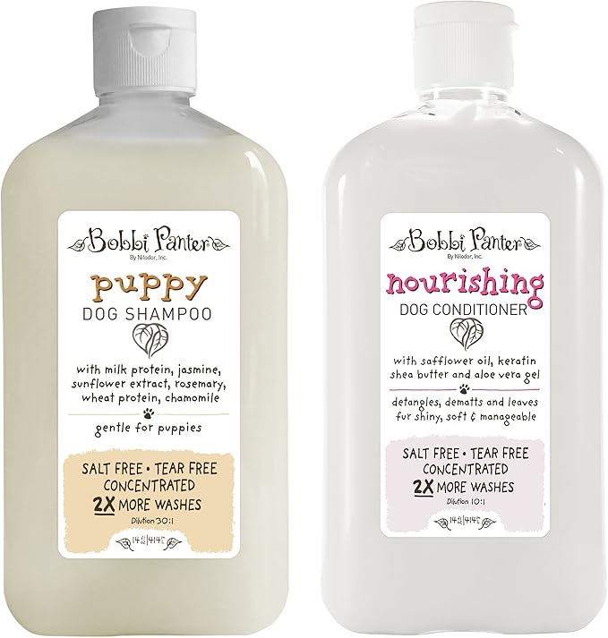 Bobbi Panter Natural Puppy Dog Shampoo and Nourishing Conditioner