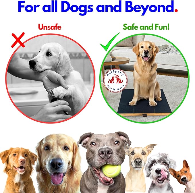 4 PCS Premier Self-Adhesive Sandpaper14.55x10.39 inch, 80 Grit – Dog Nail Scratch Pad Replacement Paper –Sandpaper for Dog Nail Scratch Board with Treat Box (Blue)