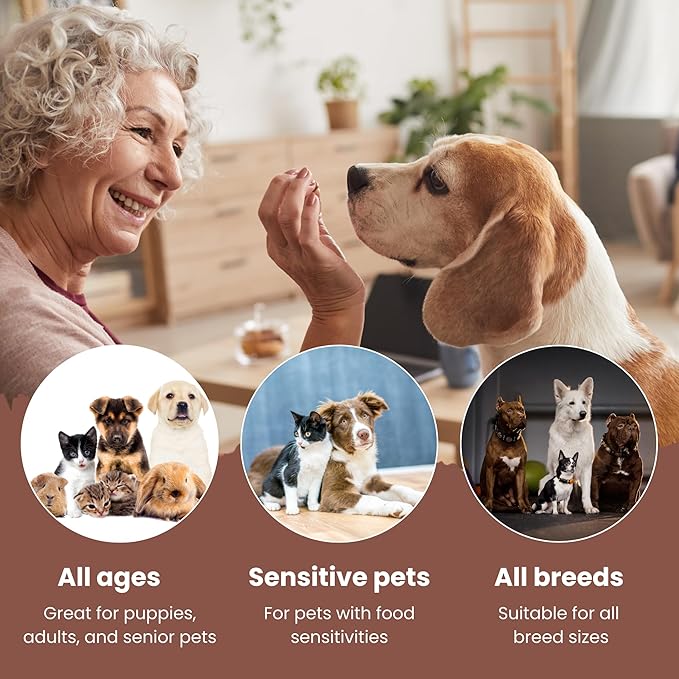 Freeze Dried Beef Kidney Dog Treats - Single Ingredient Beef Dog Treats with High Protein - Low Fat & Carb Dog Snacks for Digestive & Dental Health - 100% Beef - 5oz