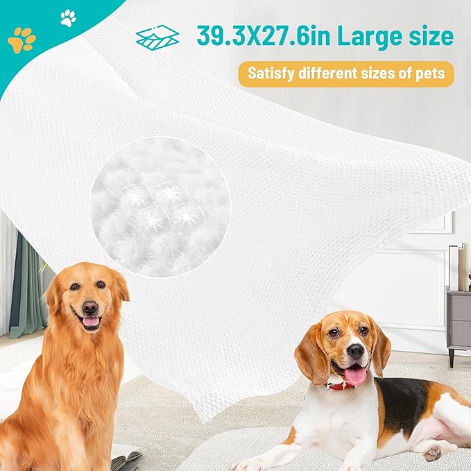 6 Pack Disposable Dog Towel,Soft Large Dog Bath Towels Made of Microfiber for Drying Dogs,Cats (6)