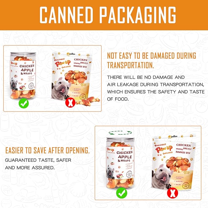 Chicken Sweet Potato Dog Treats, Orange & Purple Sweet Potato Dog Chews with Taurine, Nutritious Healthy Pet Snack, 12.5 oz