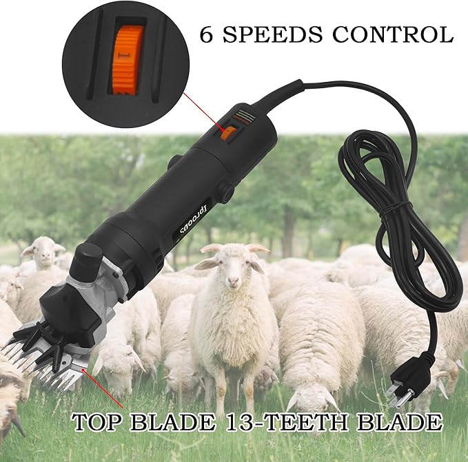 13 Tooth Sheep Shear Clipper Replacement Blades for Electric Sheep Clippers( 2 Sets )