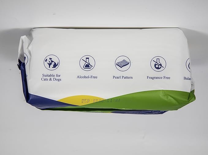 Dog Wipes for Paws and Butt, Pet Wipes for Dog Cat, Unscented Hypoallergenic Thick Dog Grooming Wipes for Cleaning Deodorizing, Puppy Wipes for Face Eye Ears Body Bath, 2Pack/200 Count