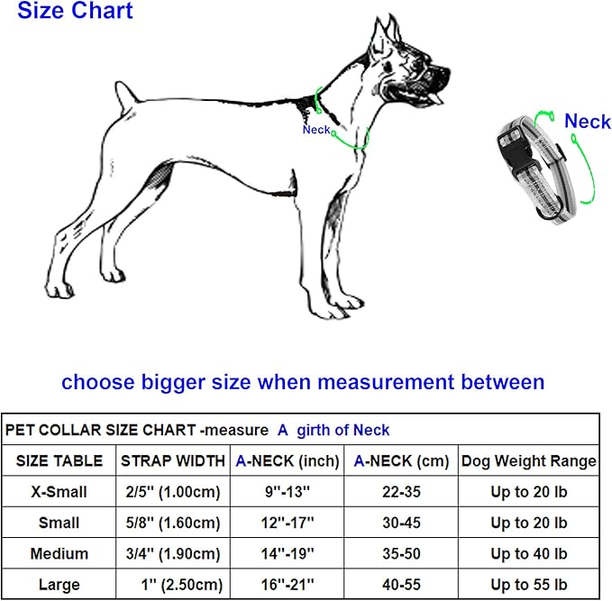 Mile High Life Dog Collar | Cute Puppy Collars | Lightweight Girl Dog Collar | Soft Boy Dog Collars | w Geometric Ocean Wavy Pattern (Blue/Yellow, Medium)