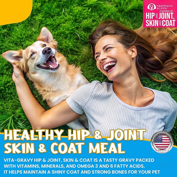 VitaGravy Dog Food Topper for Dry Dog Food Wet Dog Food in Sirloin Steak Delicious Flavour. Dogs Love Rich Gravy Texture than Bone Broth for Dogs. Farmers Dog Food topper, Pet Food, 3.5oz, 3 Pk