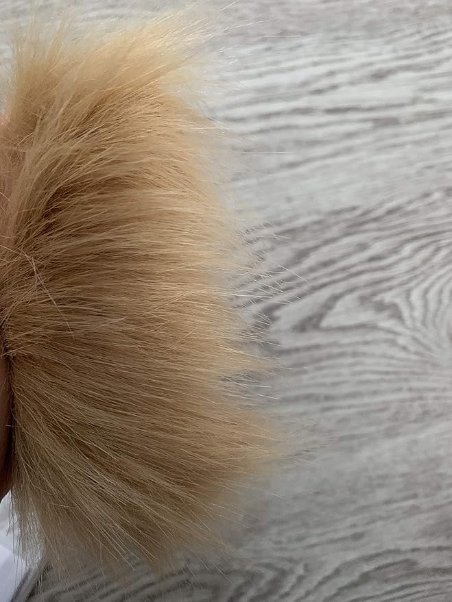 Donald Trump Style Pet Costume Dog Wig, Dog Clothes with Collar & Tie Head Wear Apparel Toy for Halloween, Christmas, Parties, Festivals (Brown Without Tie)