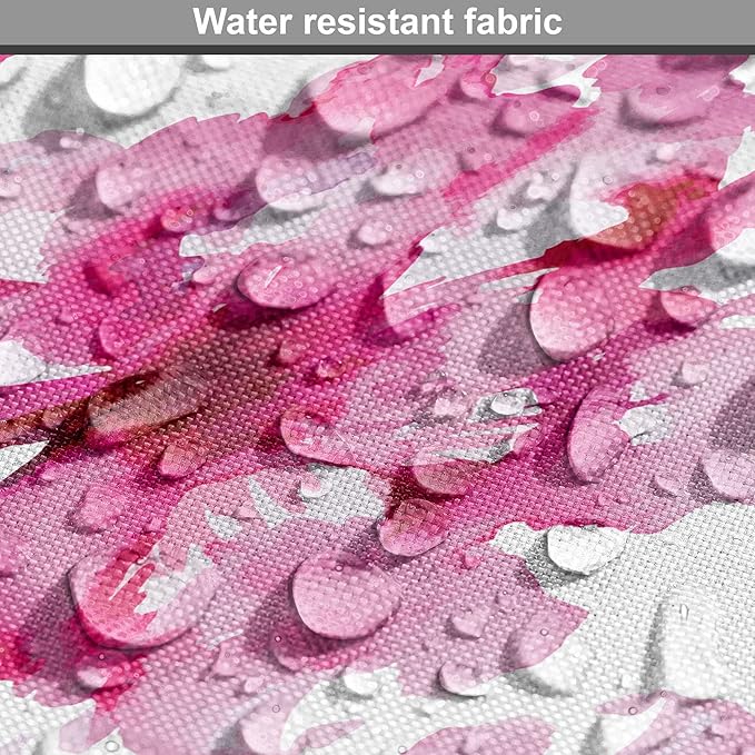 Ambesonne Watercolor Dog Crate Cover, Abstract Floral Arrangement Peonies Pattern Botany Themed and Nature Inspired, Easy to Use Pet Kennel Cover for Medium Large Dogs, 48 Inch, Magenta Pink