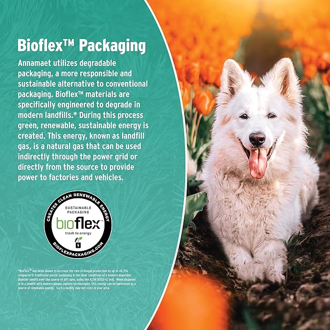 Annamaet Grain-Free Sustain Formula Dry Dog Food, (Line-Caught Cod & Free-Range Turkey), 12-lb Bag