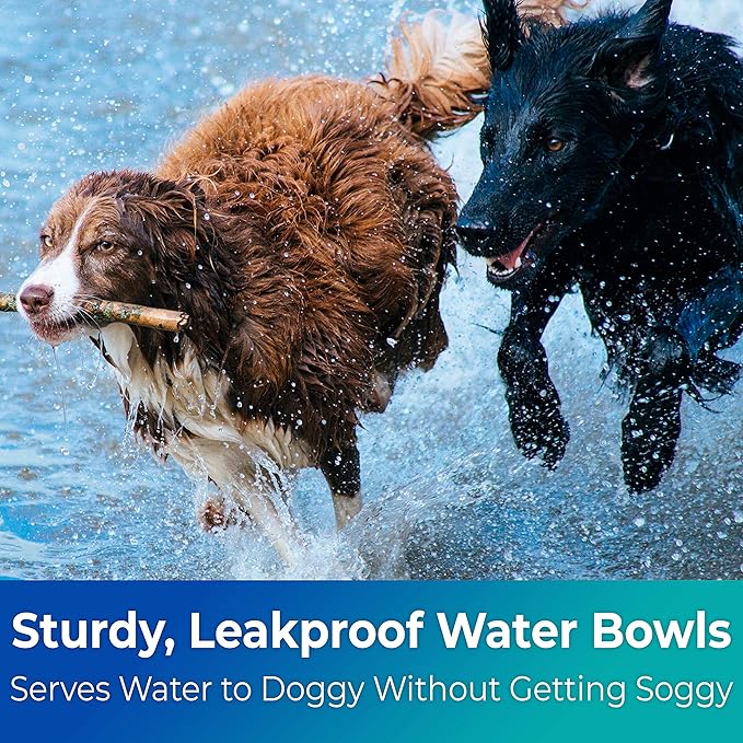 Vet-Grade Biodegradable Disposable Tan Kraft Pet Bowls Bulk 100 Pk 8 Oz/1 Cup. Non-Toxic Food and Water Dishes for Puppies, Small Dogs or Cats. Sturdy and Leakproof for Healthy Pets!