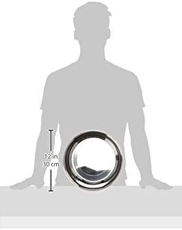 Our Pets Durapet Premium Rubber-Bonded Stainless Steel Dog Bowl 4.5 Quart, 13 Cups, 10.9"X10.9"X3.3"