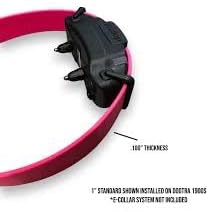 Replacement Strap for Dogtra Collars - 3/4" Wide Ultra-Durable Dog E-Collar Replacement for Training, Bark, Shock, Electric, and GPS Collars - 28" Adjustable Length Solid Oragne