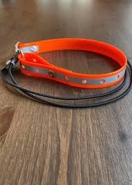 Sparky Pet Co - ECollar Replacement Strap - Bungee Dog Collar - Waterproof - Adjustable - Secure Nexus Wheel Lock - for Electronic Training & Invisible Fence Systems - 3/4" (Blue)