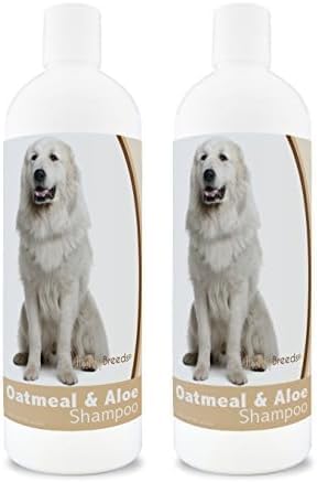 Healthy Breeds Great Pyrenees Oatmeal Shampoo with Aloe 16 oz (Pack of 2)