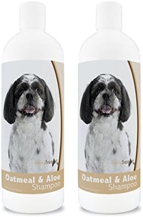 Healthy Breeds Shih-Poo Oatmeal Shampoo with Aloe 16 oz (Pack of 2)