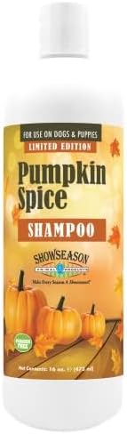 Pumpkin Spice Pet Shampoo for Dogs 16 oz. | Cruelty-Free | Paraben-Free | Biodegradable and Non-Toxic | Made in The USA