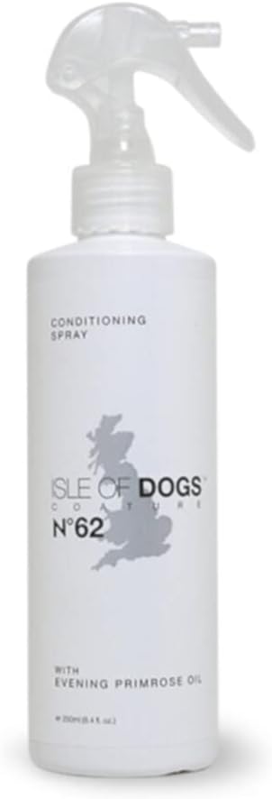 Isle of Dogs Coature No. 62 Evening Primrose Oil Dog Conditioning Mist for dry or Sensitive Skin, 8.4 oz