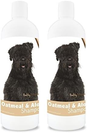 Healthy Breeds Bouvier des Flandres Oatmeal Shampoo with Aloe 16 oz (Pack of 2)