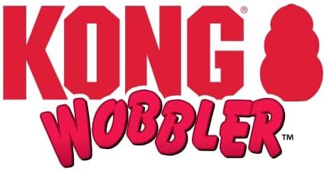 KONG Wobbler - Interactive Dog Toy for Treat Dispensing - Dog Slow Feeder for Healthy Eating - for Medium/Large Dogs