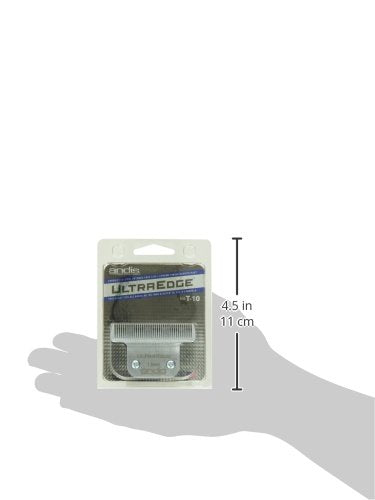 Andis Carbon-Infused Steel UltraEdge Dog Clipper Blade, Size-T-10, 1/6-Inch Cut Length (22305)