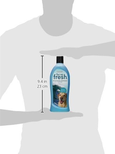 Sergeant’s Fur-So-Fresh Dog Grooming Shampoo for All Dogs, Ocean Breeze Scent, Dog Bath Product, 18oz