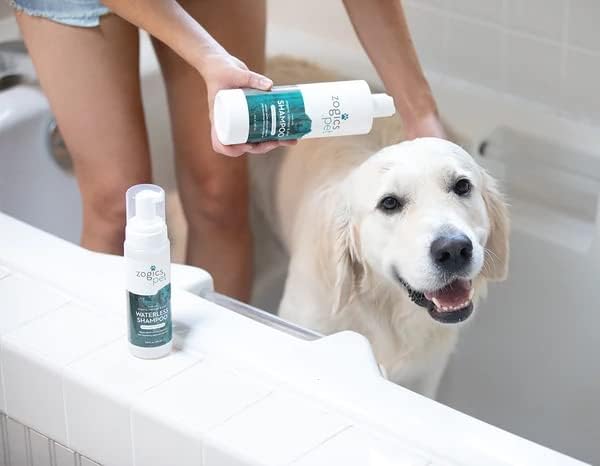 Dog Shampoo – Gentle, Deodorizing Pet Shampoo with Organic Oatmeal and Aloe, Hypoallergenic Shampoo for Dogs with Sensitive Skin, Cruelty-Free and Nontoxic (16 Ounces)
