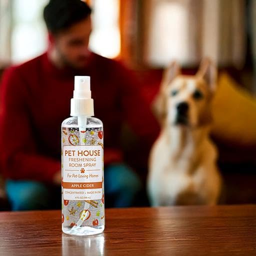 One Fur All Pet House Freshening Room Spray - Apple Cider - Concentrated Air Freshener - Non-Toxic & Pet-Friendly Odor Eliminator