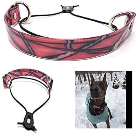 Sparky Pet Co 3/4" E Collar Easy Fit Surefit Replacement Electronic Training Collar (Pink- Black Camo Biothane)