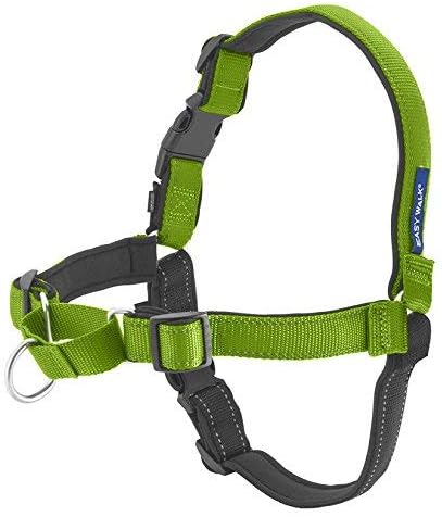 PetSafe Easy Walk Deluxe Dog Harness, No Pull Dog Harness – Perfect for Leash & Harness Training – Stops Pets from Pulling and Choking on Walks – Medium, Apple