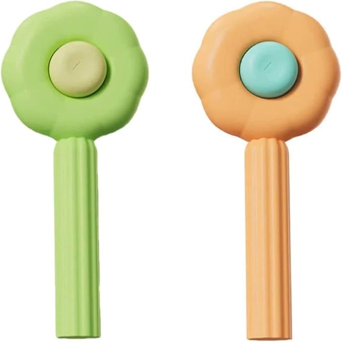 Andy's Orchids 2pcs Pet Hair Cleaner Brush, Pet Hair Cleaner Brush Self Cleaning Pet Hair Re mover Sunflower Shape Dog Brush Hair Removal Button Cat Grooming Brush